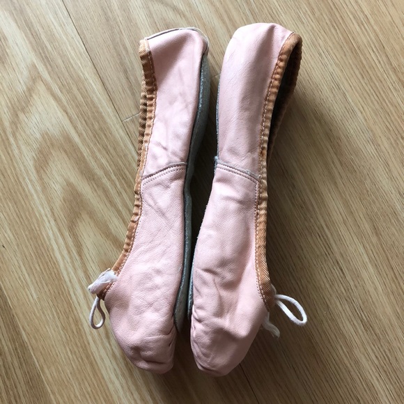 Shoes Antique Pink Leather Ballet Dance Slippers Poshmark